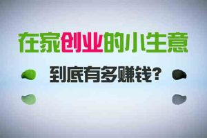 (8999期)在家创业,日引300+创业粉,一年收入30万,闷声发财的小生意,比打工强